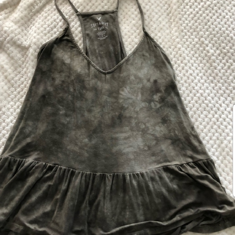AEO Gray soft and sexy tank top